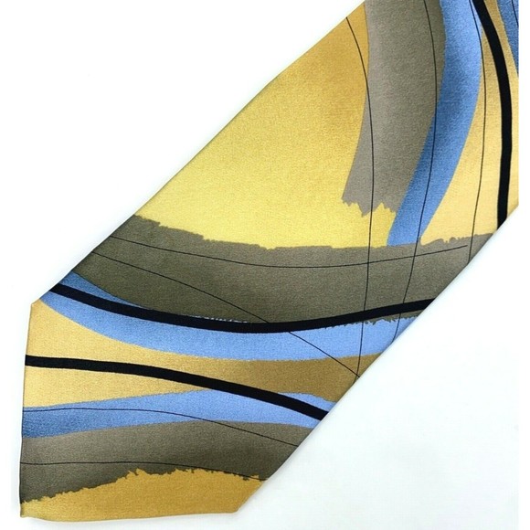 Jerry J Garcia Tie "Sun Movement" Collection #46 Limited Edition Gold Necktie - Picture 7 of 12